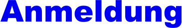 Anmeldung